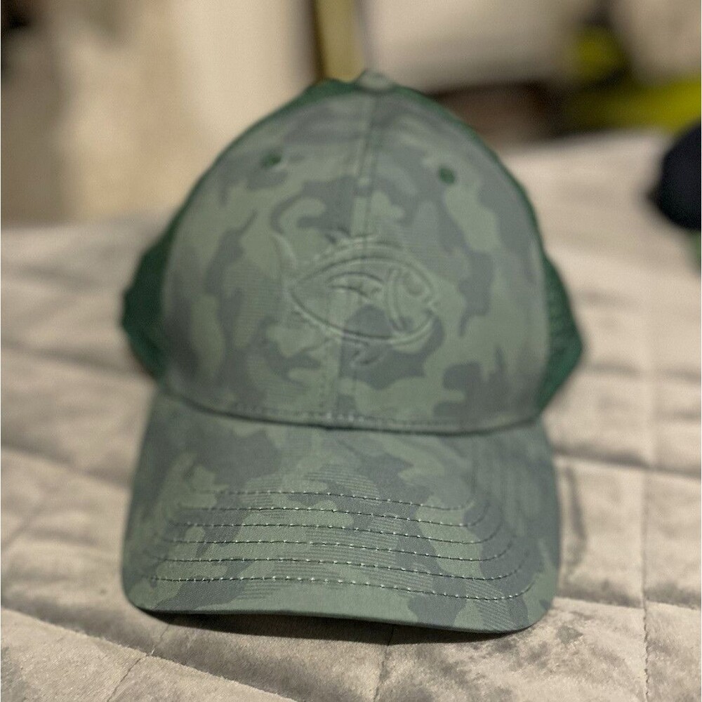 Southern Tide Green Camouflage Trucker Hat Mesh Back Adjustable One Size